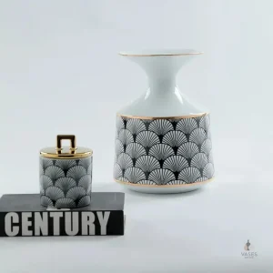 Vase en porcelaine pour décoration florale