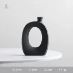 Vase pampa élégant avec design minimaliste