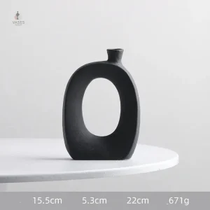 Vase pampa élégant avec design minimaliste