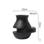 Vase contemporain idéal pour bouquets ou plantes