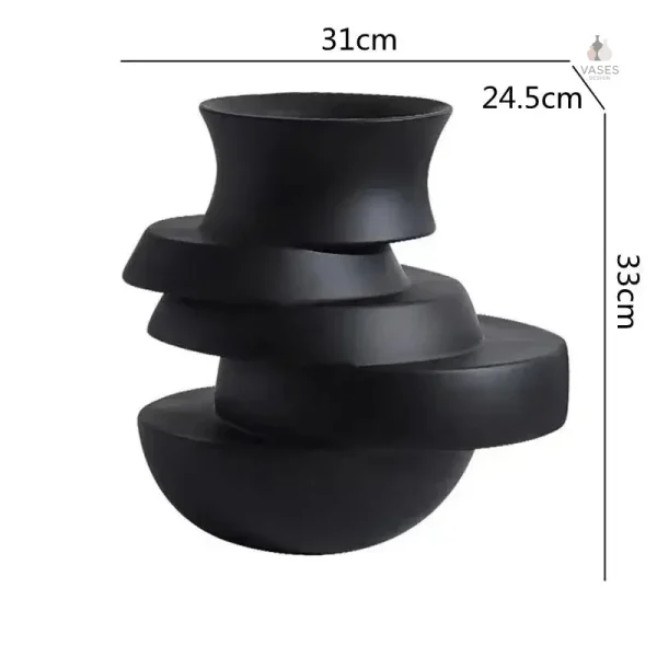 Vase avec texture originale pour un effet visuel captivant