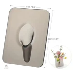 Vase acrylique transparent, accessoire pour maison stylée