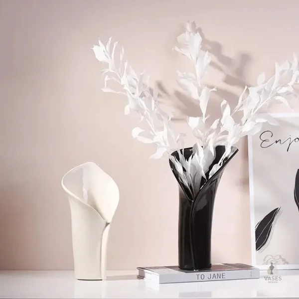 Vase arum idéal pour fleurs fraîches ou séchées