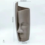 Vase visage élégant, ajout de charme à votre espace