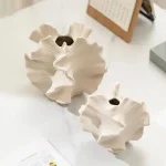 Vase pampa beige, idéal pour bouquets naturels