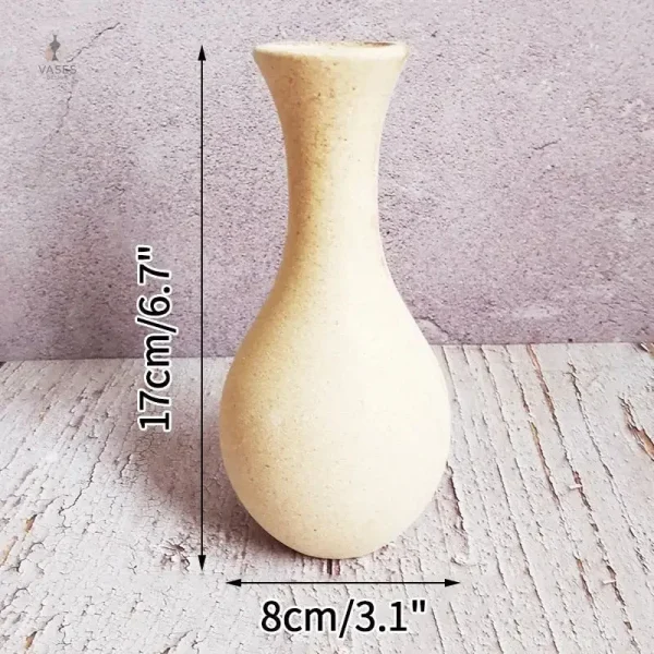Vase en bois au style contemporain