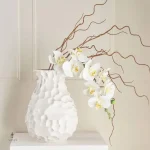 Vase blanc design moderne