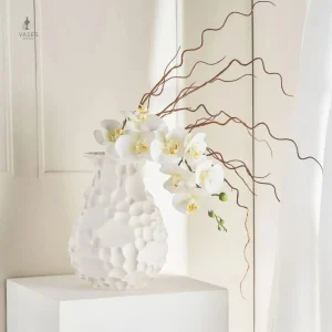 Objet décoratif minimaliste blanc