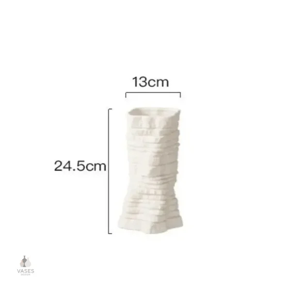 Accessoire décoratif blanc qui ajoute une touche moderne à votre espace