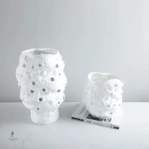 Vase blanc élégant pour décoration moderne