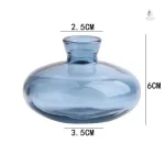 Vase bleu transparent, ajout de couleur à votre décoration