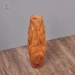Vase décoratif en bois naturel