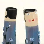 Vase amusant bonhomme, ajout de personnalité à votre déco