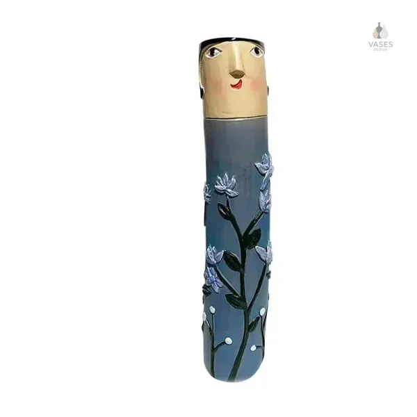 Vase créatif bonhomme, accessoire décoratif unique