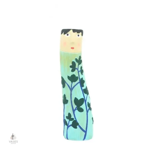 Vase bonhomme en céramique, pièce maîtresse de la table
