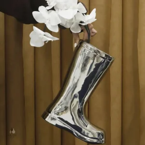 Vase botte coloré pour plantes ou fleurs