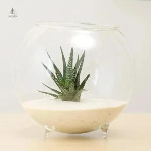 Vase sphérique 10 cm pour décoration intérieure
