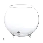 Vase boule compact 10 cm, accessoire élégant pour la maison