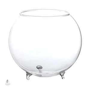 Vase boule compact 10 cm, accessoire élégant pour la maison