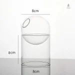 Vase en verre pour centre de table