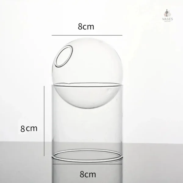 Vase en verre pour centre de table