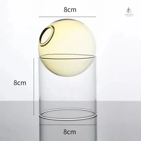 Vase transparent pour style minimaliste
