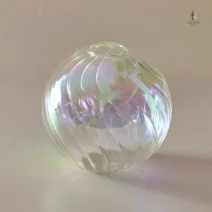 Vase boule clair pour décoration intérieure