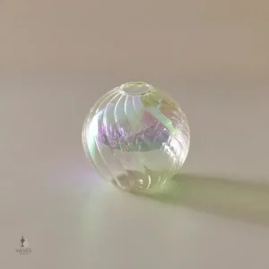 Vase en verre rond, idéal pour fleurs et plantes