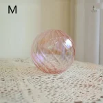Vase boule en verre pour intérieur
