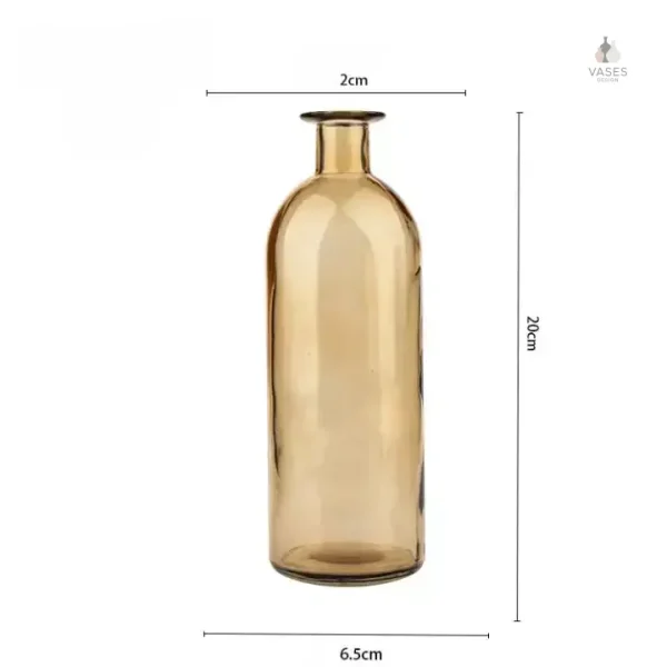 Vase en verre pour fleurs