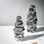 Vase brillant design pour fleurs fraîches