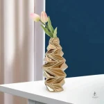 Vase brillant minimaliste en verre