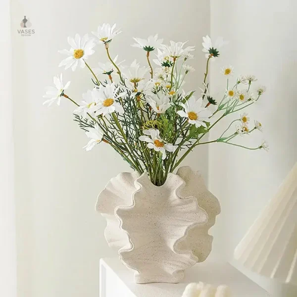 Vase centre de table en céramique design