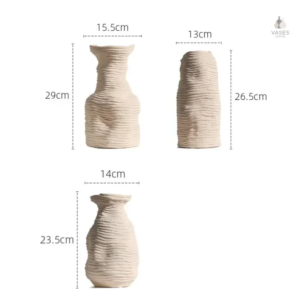 Vase céramique ancien, pièce d'art décoratif