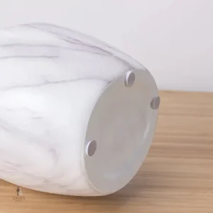 Vase céramique blanc aux lignes épurées