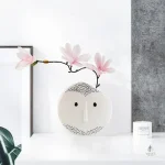 Vase en céramique ronde décorative