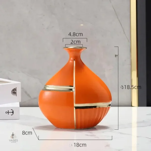 Vase céramique minimaliste, touche design