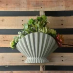 Vase décoratif en céramique, style moderne coquillage