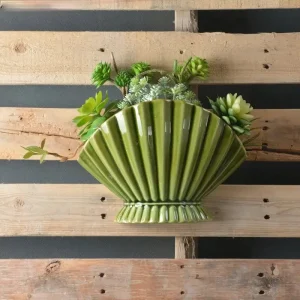 Vase en céramique, inspiration nature coquillage