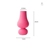 Vase en céramique rose, charme subtil