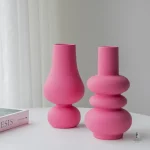Vase céramique, couleur rose tendance