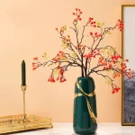 Vase céramique vert, touche de couleur pour votre espace
