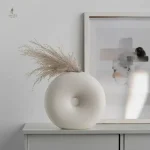 Vase en forme de cercle moderne et artistique