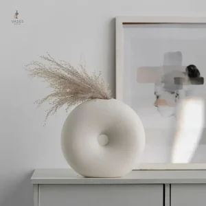 Vase en forme de cercle moderne et artistique