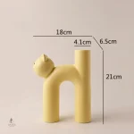 Vase chat design pour collection