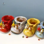 Vase chaussure design pour décoration intérieure