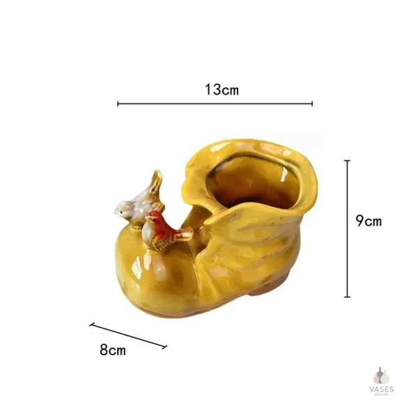 Vase chaussure artistique pour ambiance créative