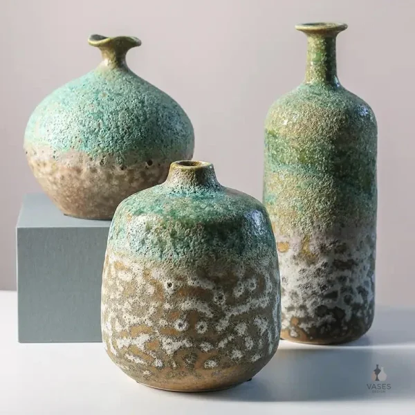 Vase chinois ancien en céramique raffinée