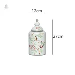 Vase en porcelaine chinoise décor oiseaux