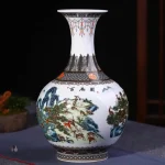 Vase chinois minimaliste pour intérieur chic